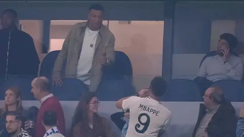Mbappé vio el triunfo del Real Madrid en la banca | AP
