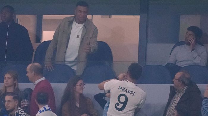 Mbappé vio el triunfo del Real Madrid en la banca | AP