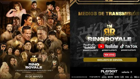 El pesaje será este sábado por la tarde donde los peleadores se verán las caras nuevamente / FB: @ringroyalefights