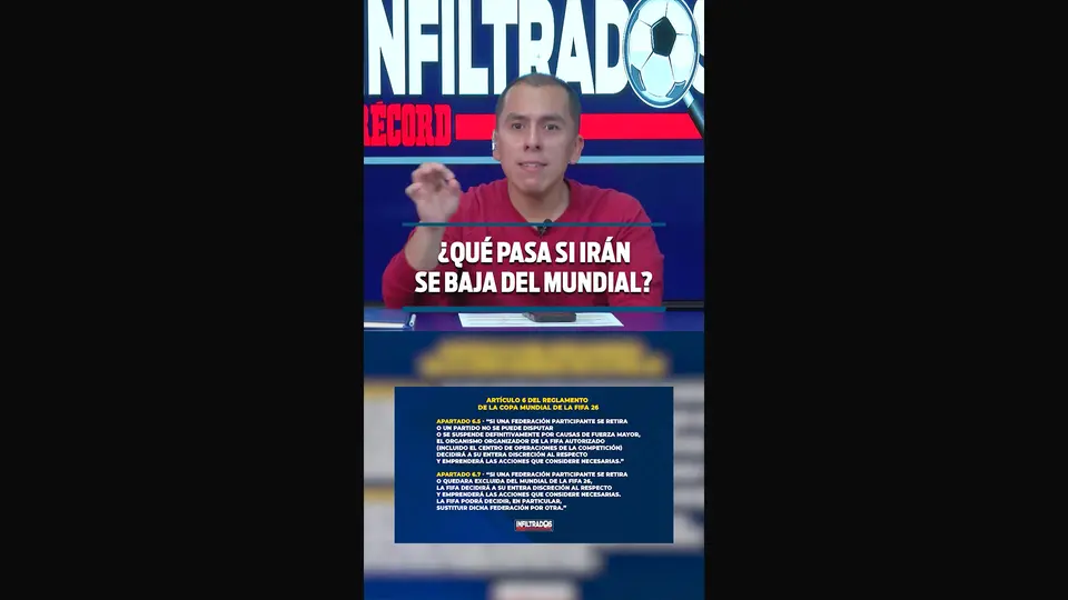 ¿QUÉ PASA SI IRÁN SE BAJA DEL MUNDIAL?