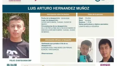 La desaparición del joven ocurrió después de que presuntamente ingresó a la terminal Tláhuac del Metro de la CDMX./ X