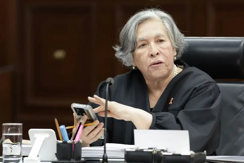 La ministra de la SCJN, María Estela Ríos González, generó polémica por un comentario sobre personas nacidas por fecundación in vitro./ Suprema Corte de Justicia de la Nación