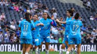 Jugadoras de Rayadas de Monterrey en celebración en el Clausura 2026 de la Liga MX Femenil | IMAGO 7