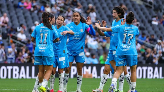 Jugadoras de Rayadas de Monterrey en celebración en el Clausura 2026 de la Liga MX Femenil | IMAGO 7