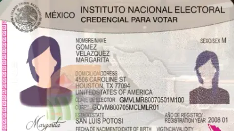 La nueva credencial del INE para el periodo 2026-2031 podría permitir elegir entre sexo o género en el documento./ INE