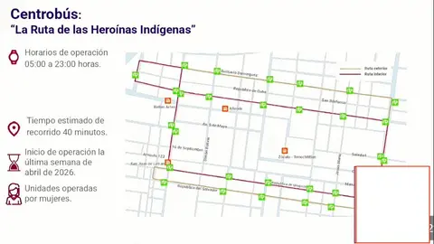 Funcionará mediante dos circuitos principales que conectarán los puntos más emblemáticos del Centro Histórico / Redes Sociales