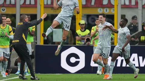 Arthur Atta celebra su gol l AP
