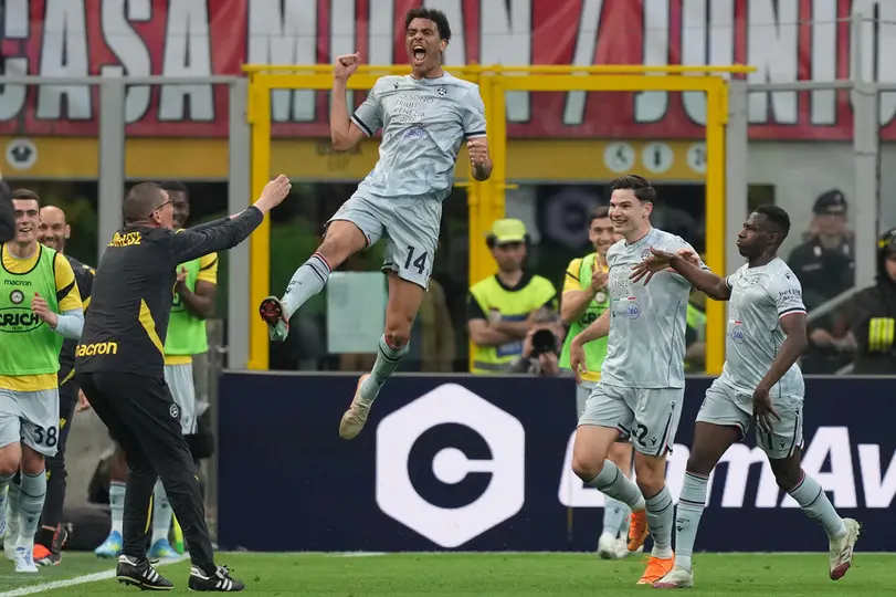 Arthur Atta celebra su gol l AP