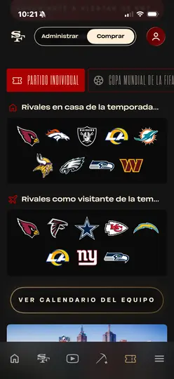 Nueva aplicación de los 49ers en español | 49ers