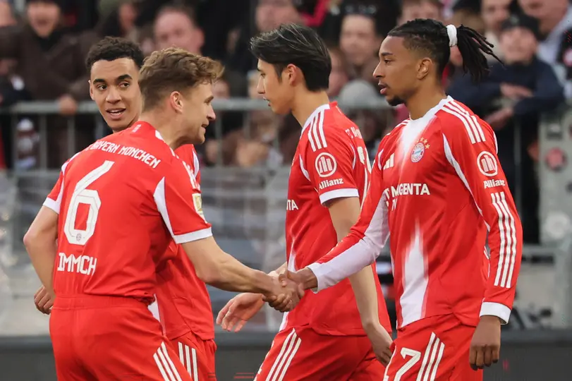 Bayern Munich celebrando ante St.Pauli l AP