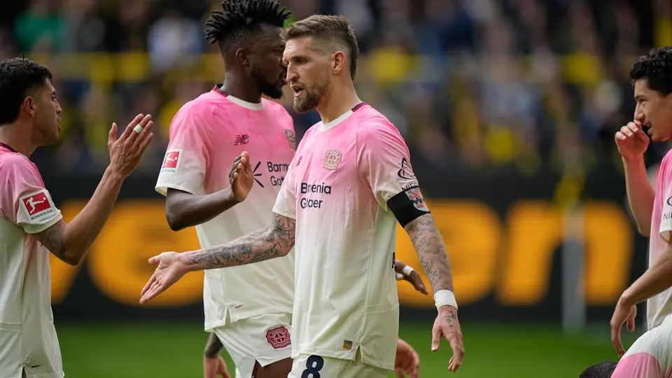Robert Andrich anotó ante Dortmund l AP