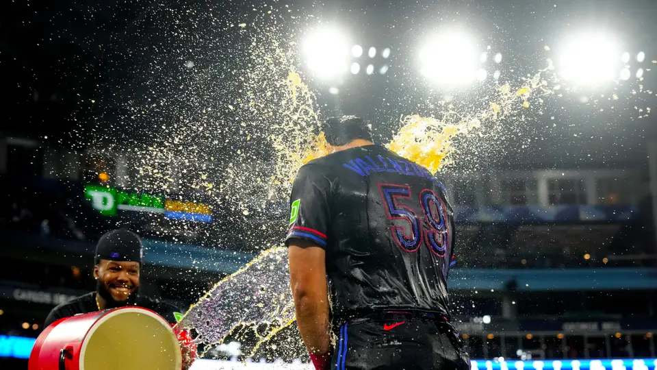 Brandon Valenzuela, pelotero mexicano de Toronto | AP