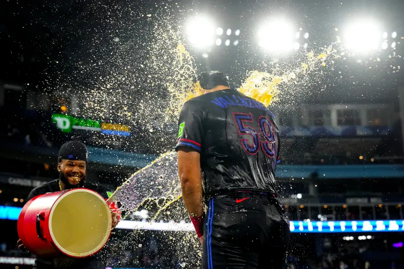 Brandon Valenzuela, pelotero mexicano de Toronto | AP