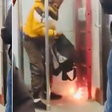 VIDEO: Hombre provoca incendio en vagón de la Línea B del Metro CDMX