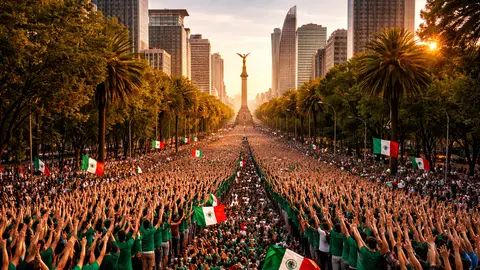 La capital mexicana prepara una experiencia masiva que podría quedar en la historia del futbol mundial. / ChatGPT
