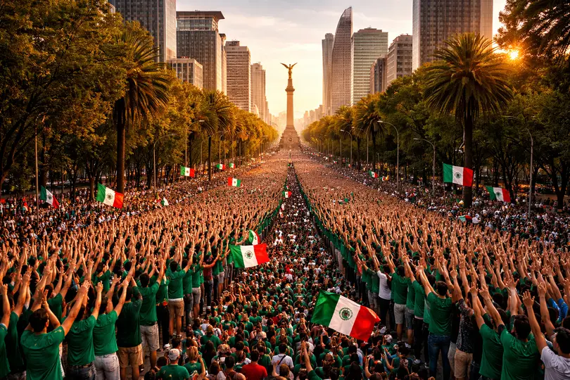 La capital mexicana prepara una experiencia masiva que podría quedar en la historia del futbol mundial. / ChatGPT