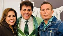 "Quiero dedicarte todas las canciones": Julio César Chávez sorprende en concierto de Cristian Castro