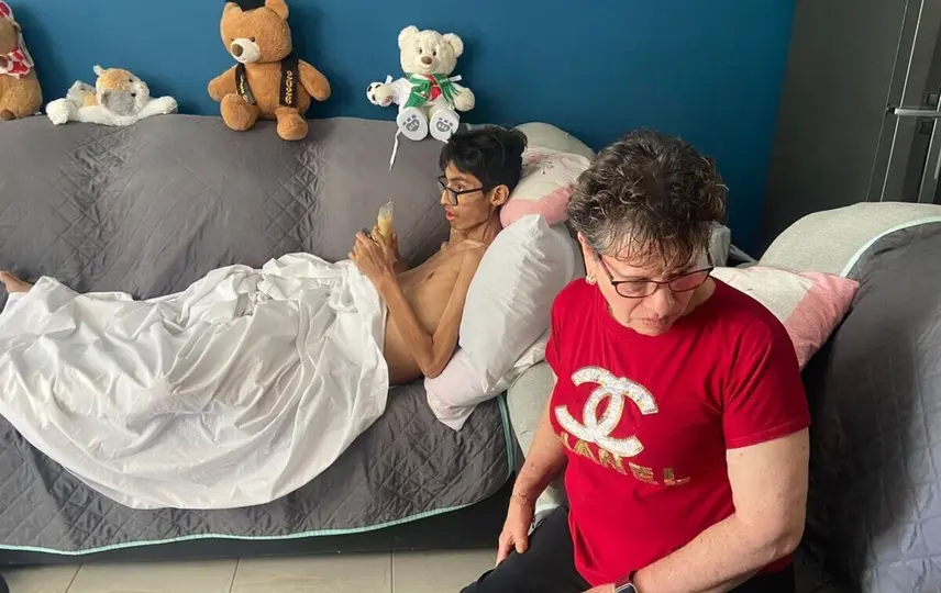 El caso de Kevin González se viralizó por la lucha de sus padres para volver a verlo antes de su fallecimiento./ FB