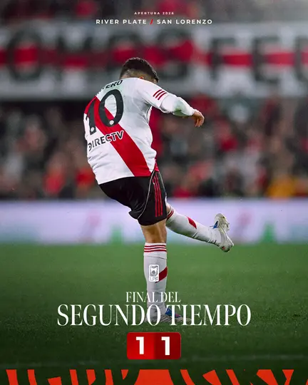 Golazo de Acuña ante San Lorenzo l X:RiverPlate