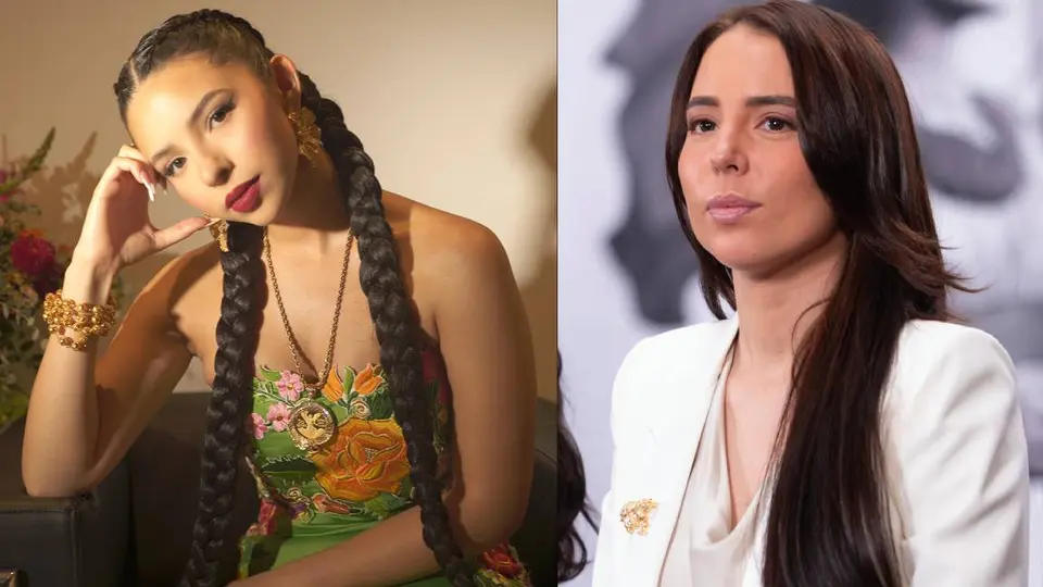 VIDEO: Confunden a Majo Aguilar con Ángela Aguilar en la mañanera de Sheinbaum