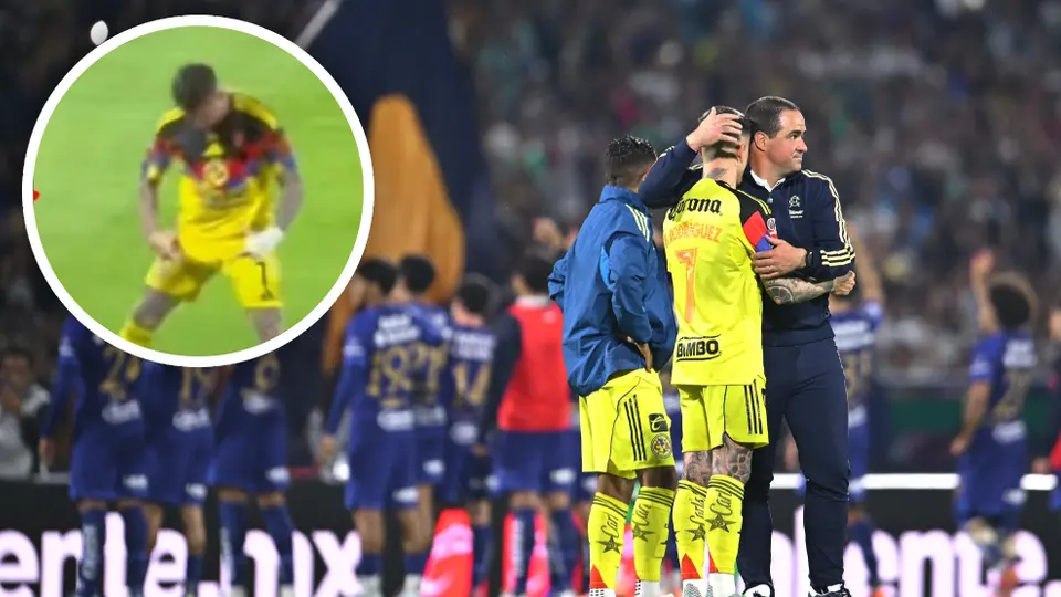 Brian Rodríguez explotó en CU y realizó múltiples señas obscenas durante el América vs. Pumas