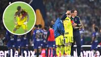 Brian Rodríguez explotó en CU y realizó múltiples señas obscenas durante el América vs. Pumas