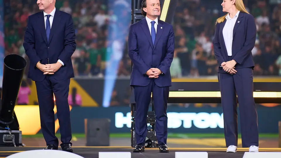 Gianni Infantino y Mikel Arriola en la Final de la Copa Oro 2025 | MEXSPORT