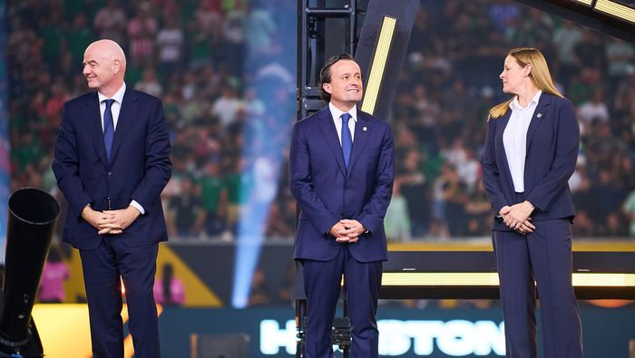 Gianni Infantino y Mikel Arriola en la Final de la Copa Oro 2025 | MEXSPORT