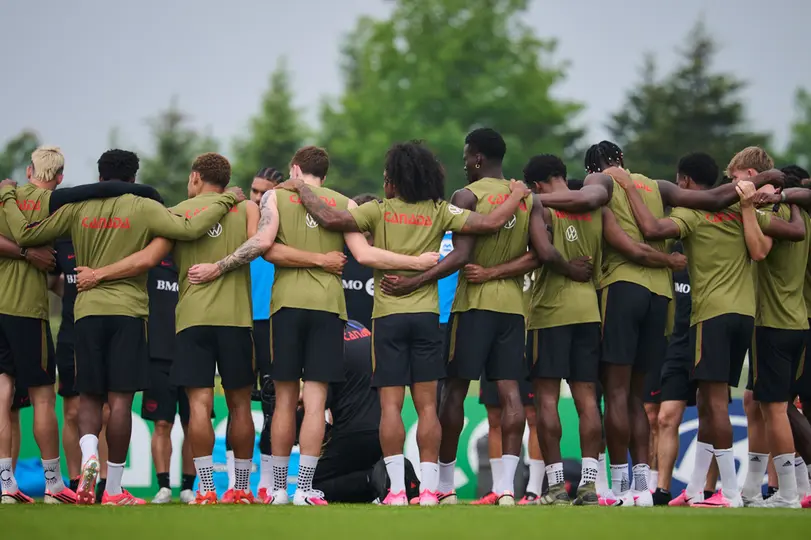 Selección de Canadá en entrenamientos l AP