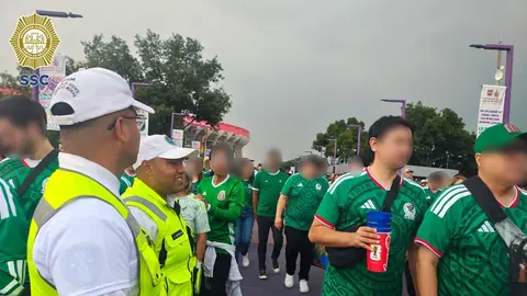 La policía mantiene constante vigilancia en el Estadio Ciudad de México y los FIFA Fan Fest / Especial