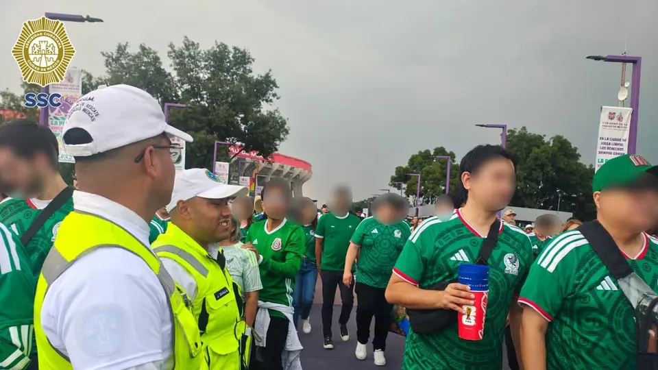 La policía mantiene constante vigilancia en el Estadio Ciudad de México y los FIFA Fan Fest / Especial