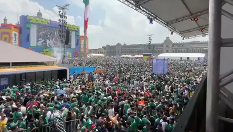 Miles de aficionados abarrotan el Zócalo: así se vivió el arranque del Mundial 2026
