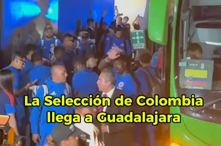 La Selección de Colombia llegó a Guadalajara previo al Mundial | CAPTURA