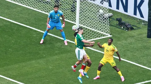 Raúl Jiménez contra Sudáfrica | MEXSPORT