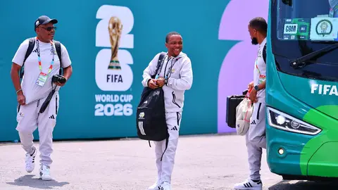 Llegada de Sudáfrica al Estadio Ciudad de México | MEXSPORT