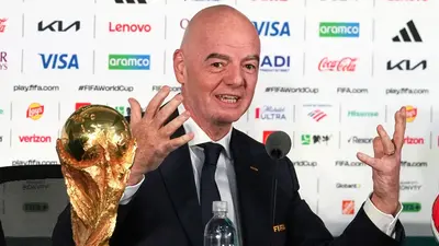 Entre abucheos, Infantino dio el 'banderazo de salida' del Mundial 2026
