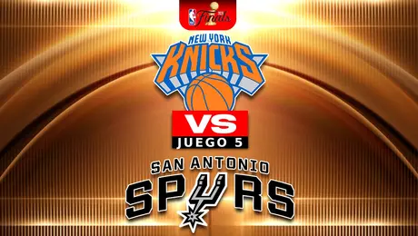 New York Knicks vs San Antonio Spurs NBA Finals Juego 5
