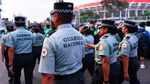 Guardia nacional en los alrededores del Estadio Ciudad de México | MEXSPORT