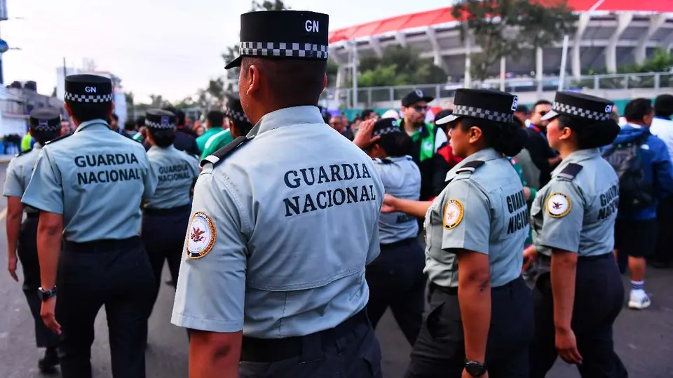 Guardia nacional en los alrededores del Estadio Ciudad de México | MEXSPORT
