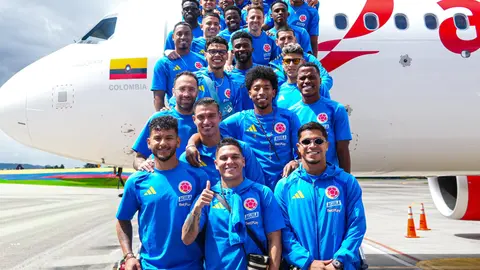 La Selección Colombiana viajó a Guadalajara para alistarse rumbo a la Copa del Mundo | X @Colombia