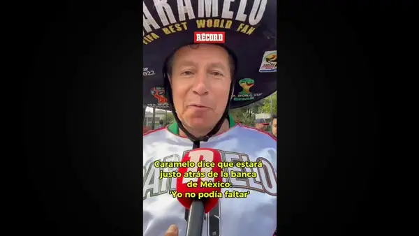 ¡Caramelo llega al estadio! El polémico fanático ya está listo