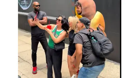 Video de la supuesta visita de la cantante en CDMX. / RS