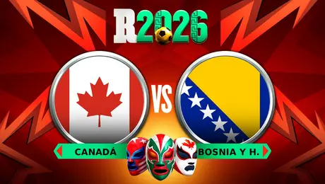 Canadá vs Bosnia y Herzegovina Mundial 2026 Fase de Grupos