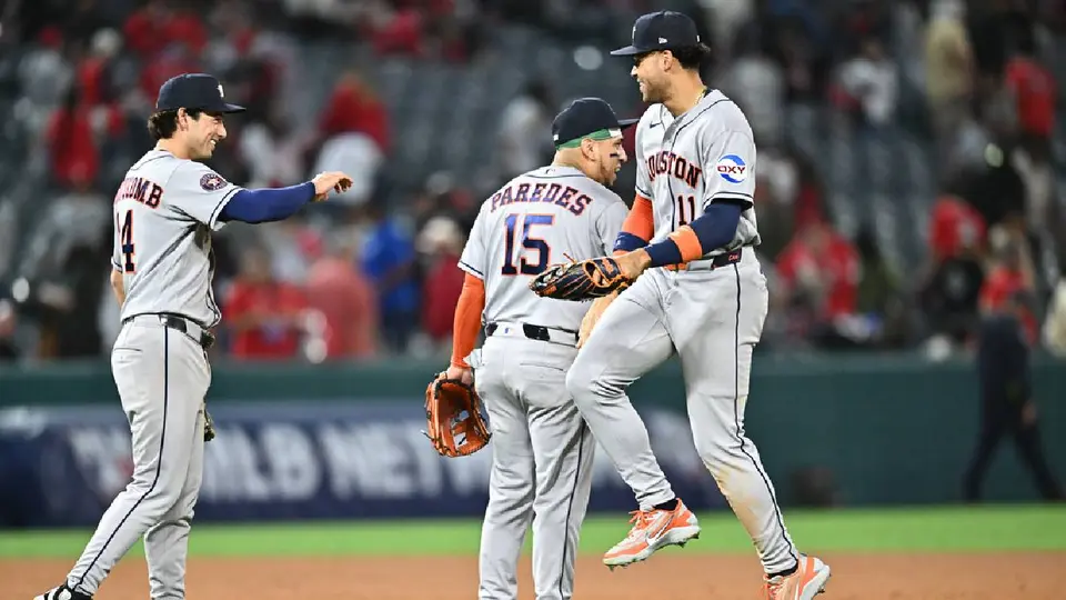 Isaac Paredes con los Astros de Houston | AP