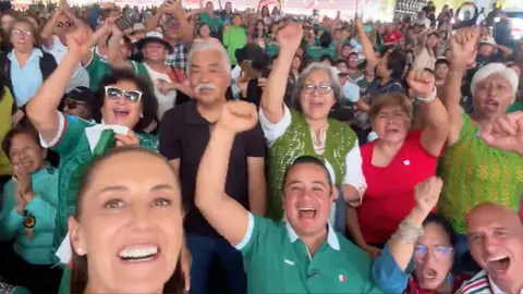 Toda una fiesta se armó por la victoria de México sobre Sudáfrica / Especial