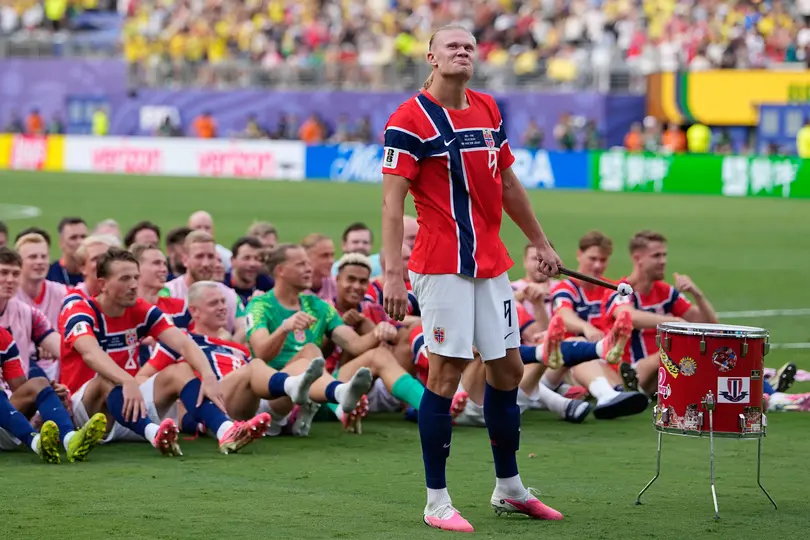 Erling Haaland, jugador de Noruega | AP
