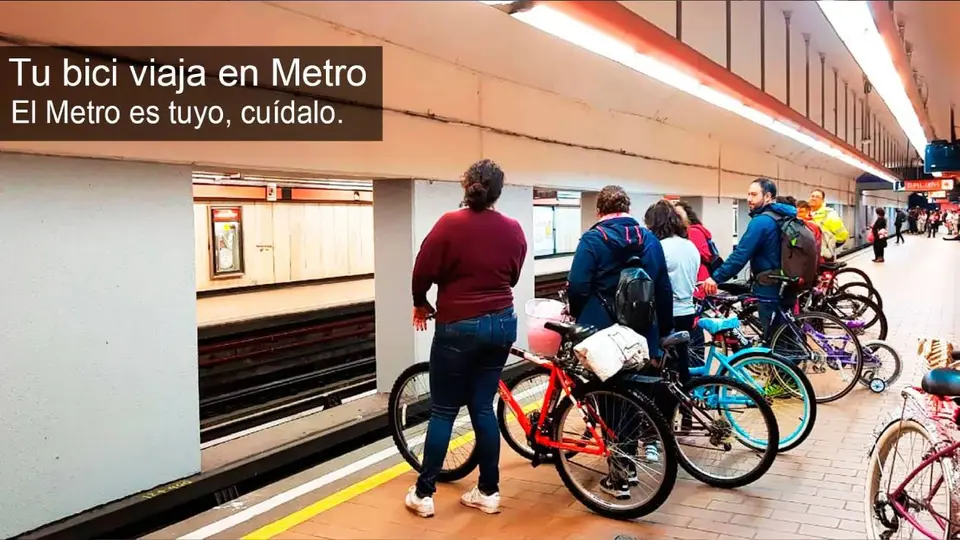 Metro permitirá el acceso con bicicletas. / @Metrocdmx