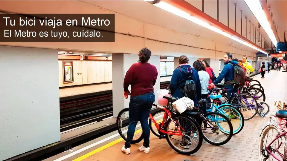 Metro permitirá el acceso con bicicletas. / @Metrocdmx
