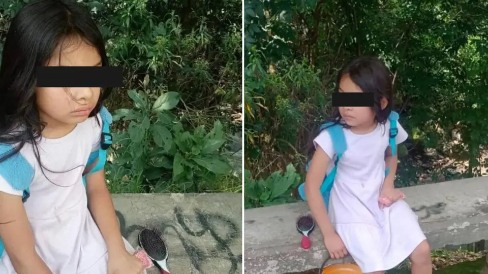 Abandonan a niña en calles de Álvaro Obregón; su mamá la dejó en un parque y no regresó