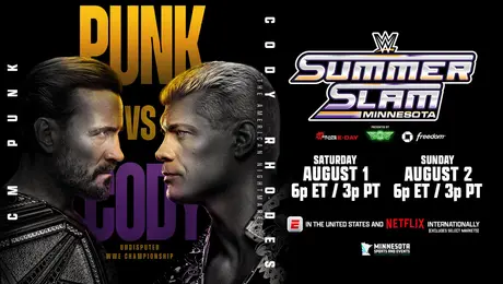 ¡La batalla 'más caliente del verano'! CM Punk defenderá su campeonato de WWE ante Cody Rhodes en SummerSlam